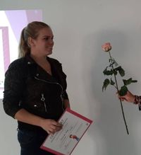 Uitreiking certificaat..